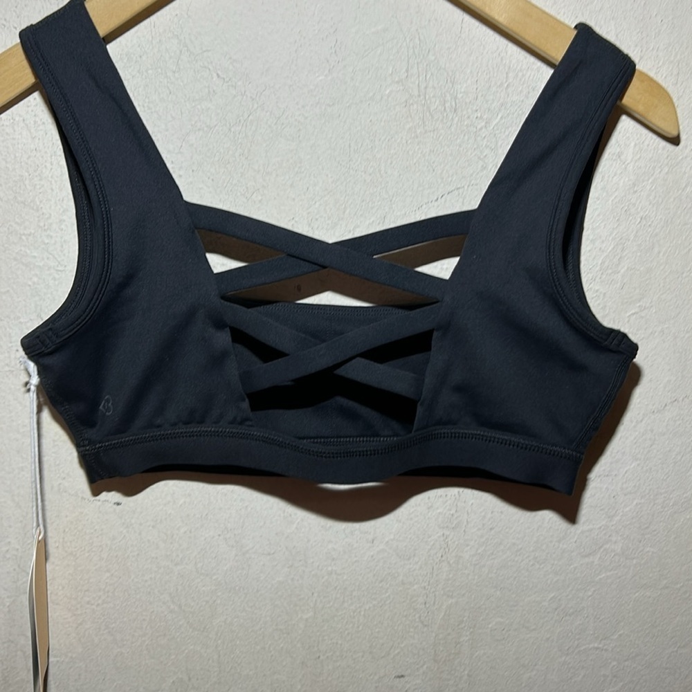 Blogilates Women’s Criss Cross Sports Bra Black Size XS NWT - Picture 5 of 7